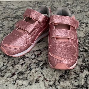 Puma pink glitter toddler sneakers